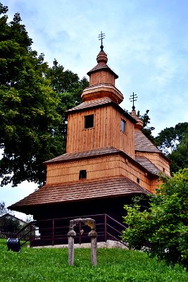 Řeckokatolický kostel - Vihorlatské muzeum v Humenném (expozice lidové architektury)